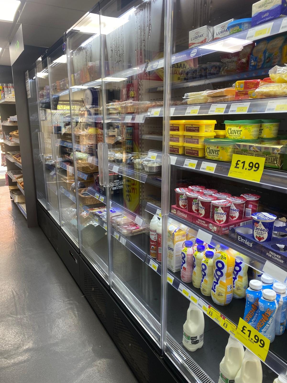 Chilled and dairy fridge