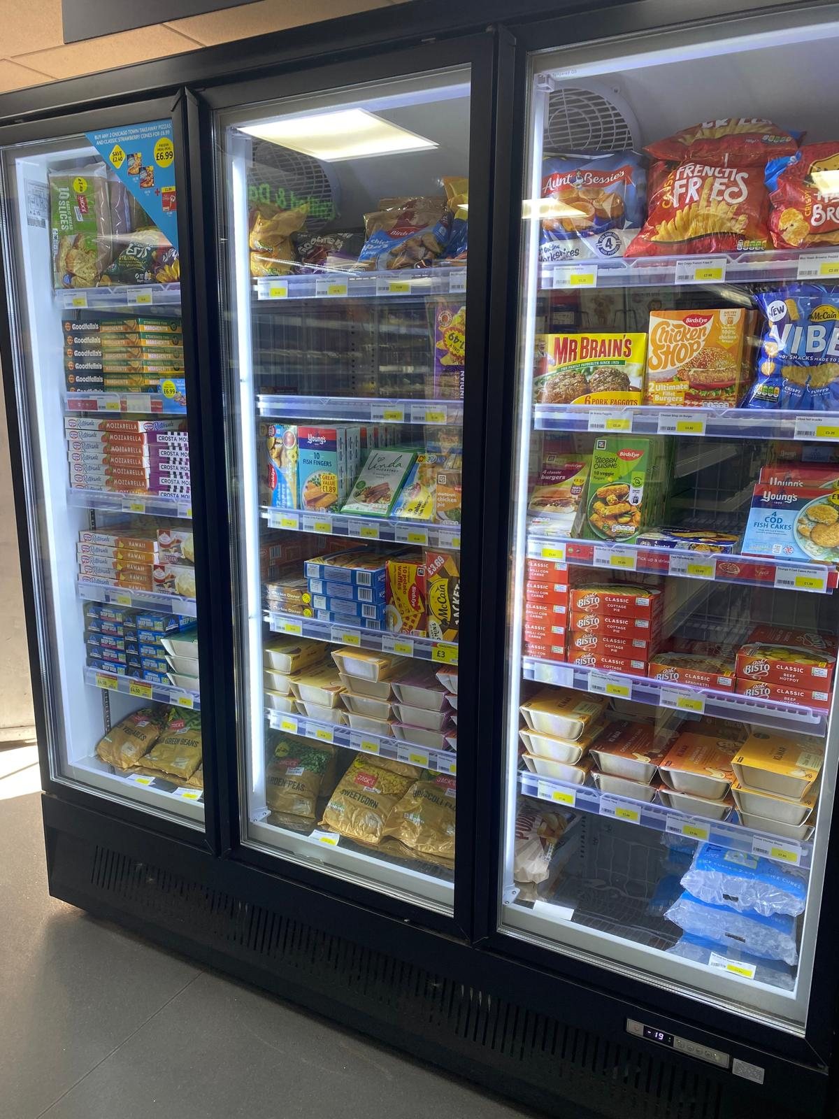 Frozen food freezer